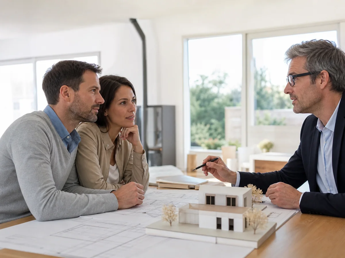 Achat d'un terrain — Transformer le projet de construction en critères : avant de visiter, décrivez la maison envisagée : emprise, hauteur, nombre de logements, accès, stationnement…