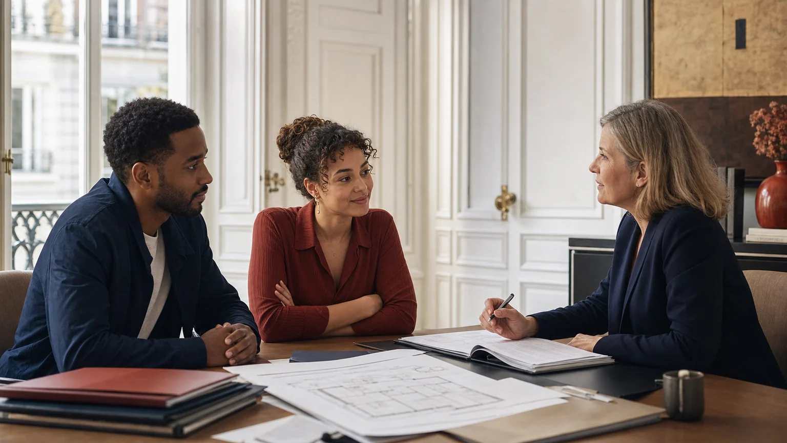 Ouverture du dossier acte de vente d'un logement, consacré à avant le rendez-vous : le travail invisible, ce que l’acte et ses annexes racontent et réfléchir, signer, devenir propriétaire.