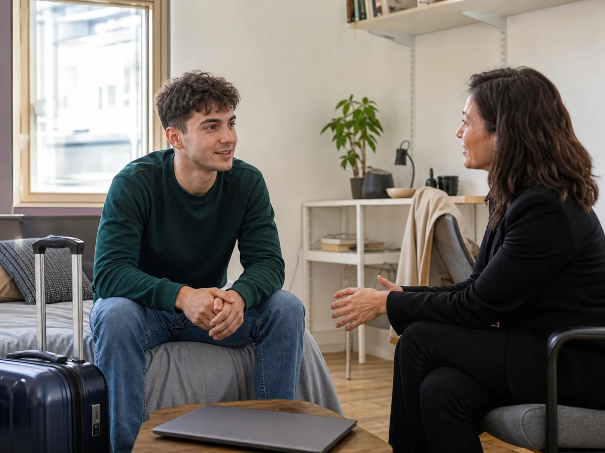 Famille, étudiant et mobilité, dans le parcours Aides personnelles au logement : lorsque le logement appartient à un ascendant ou descendant du locataire ou de son conjoint, l'aide n'est pas versée.