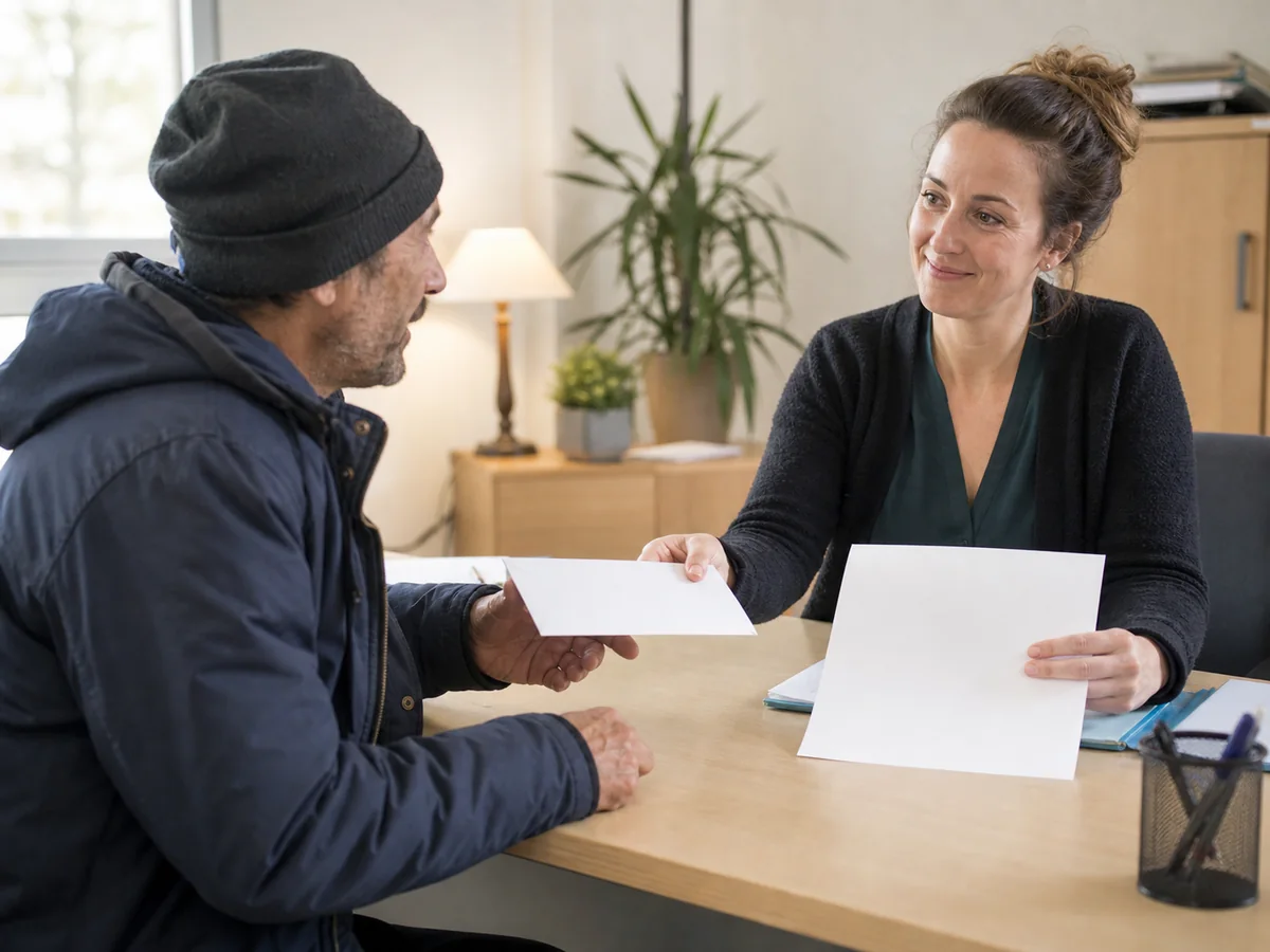 Hébergement social — Garder une adresse pour ses droits : la domiciliation, ou élection de domicile, ne procure pas un logement.