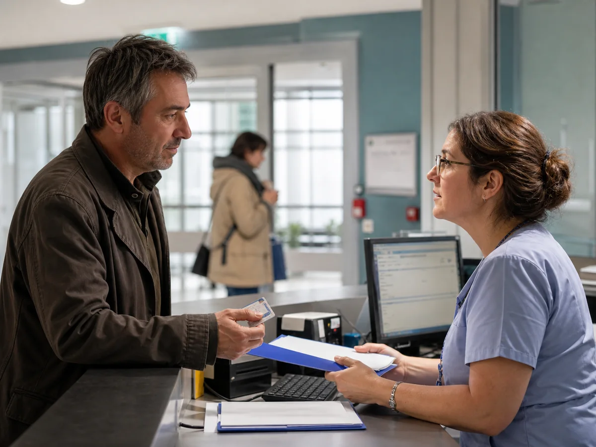 Hospitalisation et soins à domicile, à l’étape « Préparer l'entrée et choisir le bon cadre » : pour une admission programmée, le service des admissions demande en principe une pièce d'identité, une carte Vitale à…