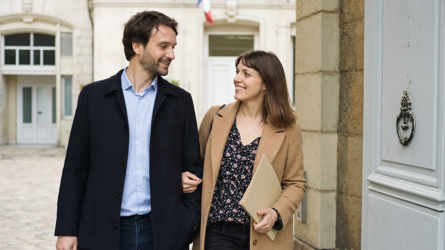 Une scène humaine illustre le dossier Pacte civil de solidarité (Pacs).