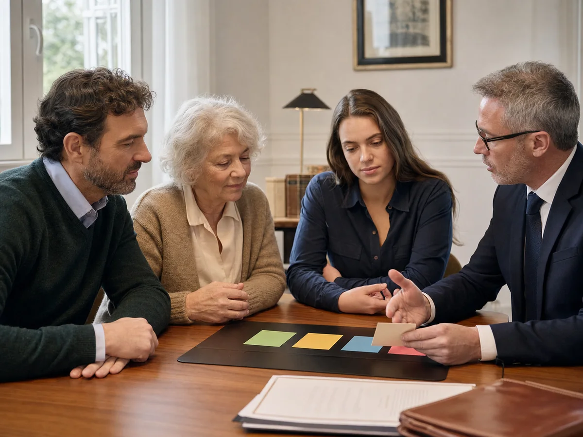 Préparer sa succession : donation — Les limites qui protègent les héritiers : vous pouvez donner un bien présent dont vous êtes propriétaire.