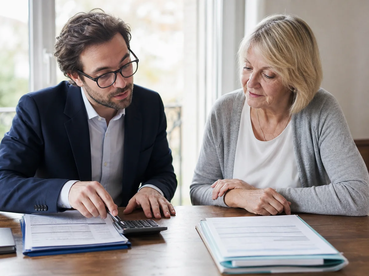 Retraite d'un salarié du secteur privé — Comprendre les deux calculs de pension : la retraite de base suit une formule : salaire annuel moyen, multiplié par le taux de pension, puis par le rapport…