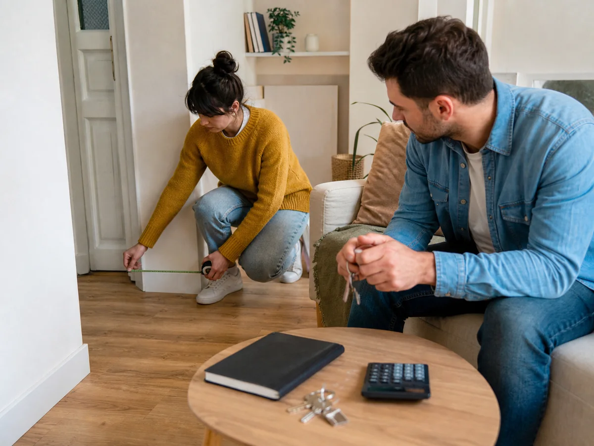 Une scène documentaire illustre « Logement, achats et dettes : regardez qui a signé » dans le dossier Union libre.