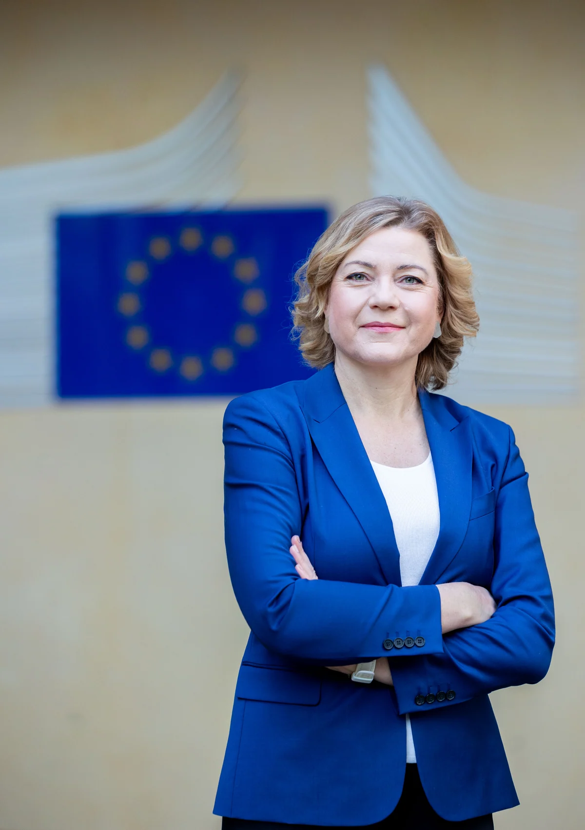 Portrait institutionnel de Henna Virkkunen, vice-présidente exécutive de la Commission européenne.